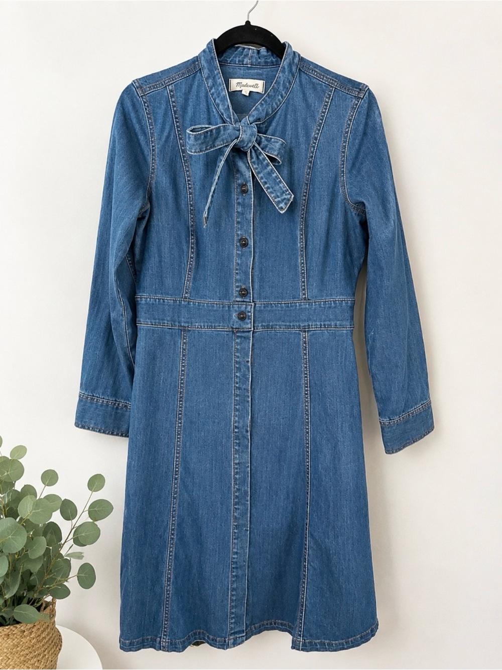 Madewell Denim A-Line Dress – Size 8